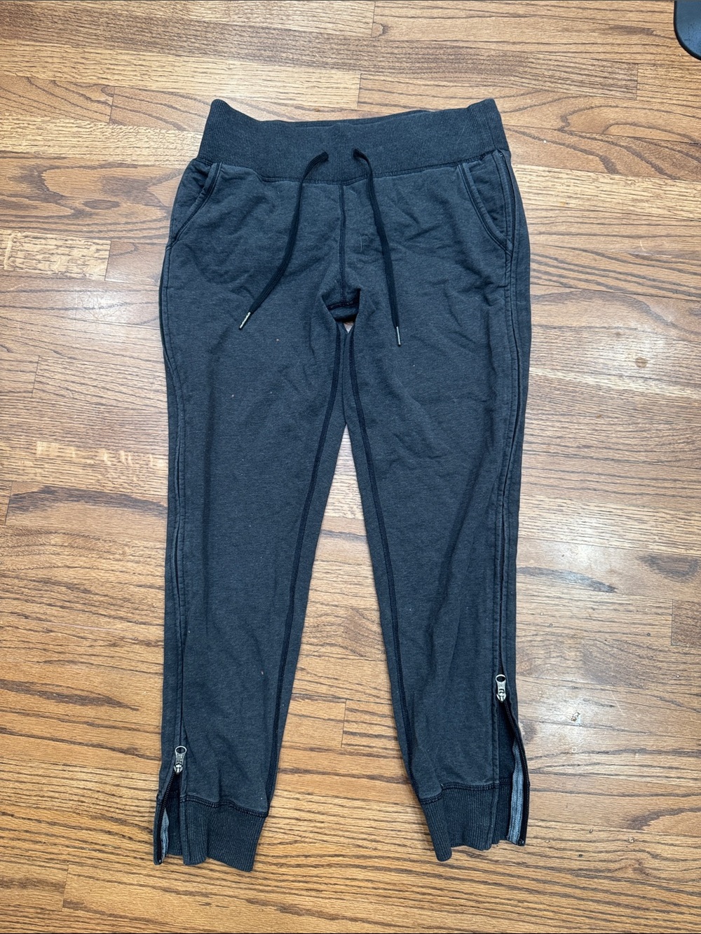 Lululemon dark grey Jogger Pants with Side Zippers